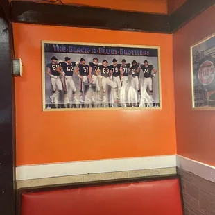Wall art inside-Super Bowl shuffle