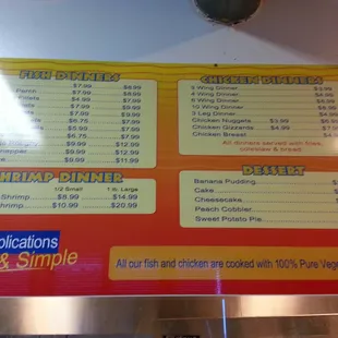 Some menu