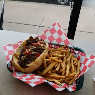 American Cheese Steak! Yumm...