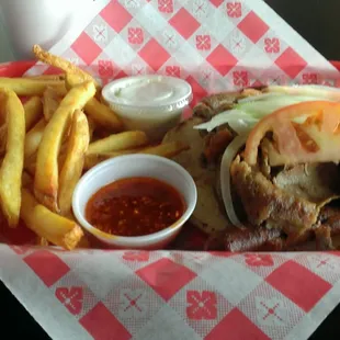 Abe's Gyros Value Meal