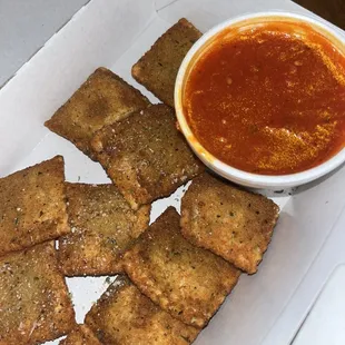 Fried Beef Ravioli