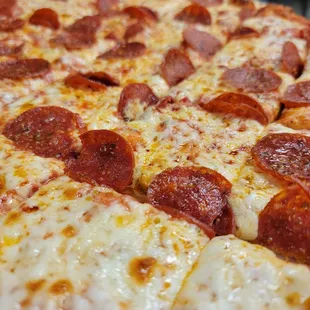 pepperoni and cheese pizza