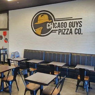 seating and tables in a restaurant