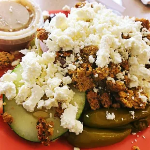 Super greek salad Small with Falafel
