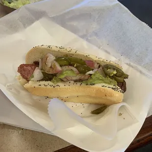 Bacon Avocado Dog