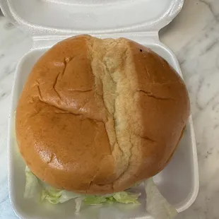 Gyro Provolone Burger