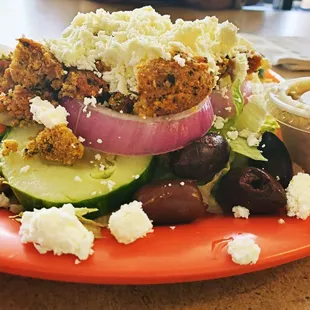 a plate of food