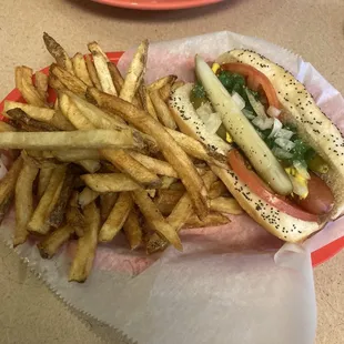 Chicago dog combo