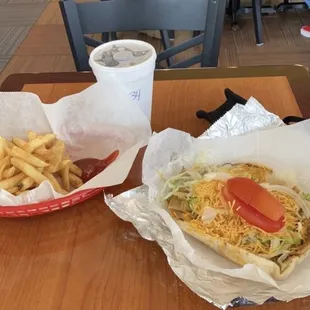 Large gyro sandwich very fresh and loved it