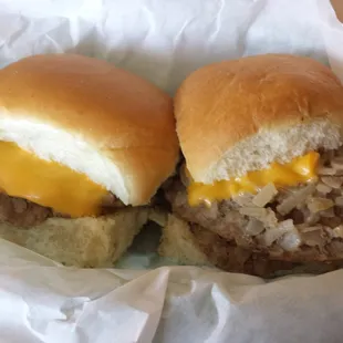 Double Cheese Sliders