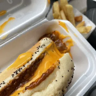 Chili Cheese Dog  Fries