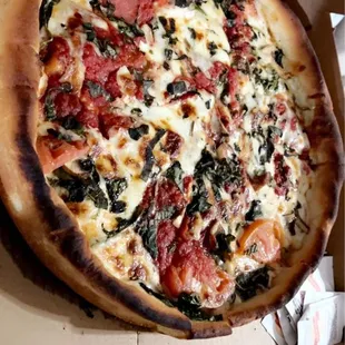 Veggie Large Deep Dish Pizza