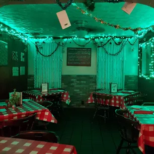 One of the Chicago Joe's dining rooms