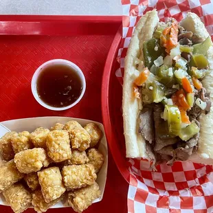 Italian Beef - 6&quot; Da Beef Tater Tots - Regular