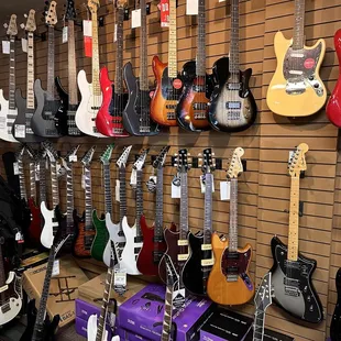 Electric guitars