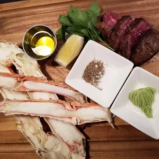 Ultimate Surf n Turf A5 Wagyu &amp; Red Kin Crab Legs