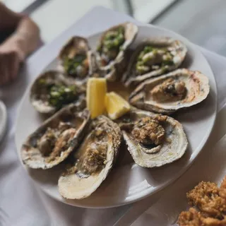 Grilled Oysters Combo- 8 pieces