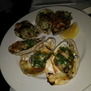 Grilled Rockefeller Oysters- 6 pieces