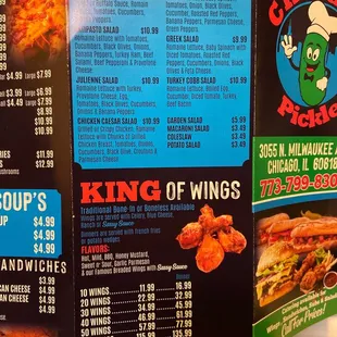 Menu page 5