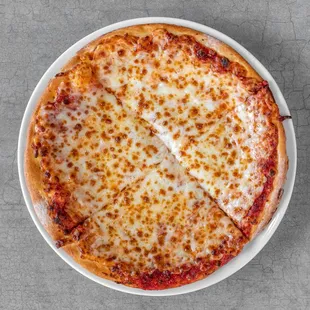 a cheese pizza