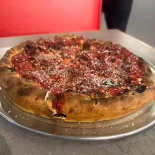 Meat Lover Deep Dish Pan Pizza