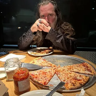 Pepperoni,cheese,garlic-Pizza so great