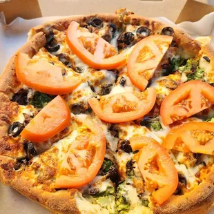 Mom's Special Veggie Pizza