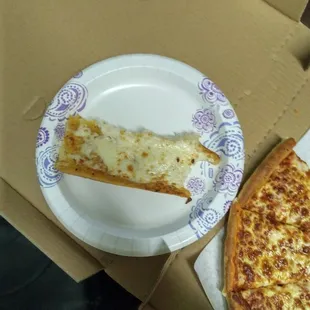 1/2 of Garlic cheese bread