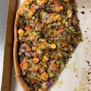 Paneer Tikka Masala Pizza