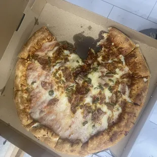 This definitely got dropped with the poppers.  Will give honest review next time but couldn&apos;t eat this on.