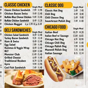 Lunch Menu