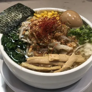 Vegetable Ramen with egg