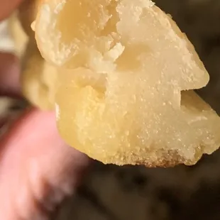 Undercooked dough in breadsticks!