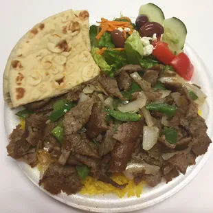 Philly steak plate
