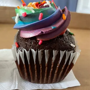 Pride cupcake