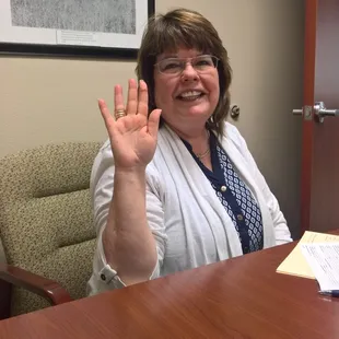 Sue, taking her pledge: "I Sue, of Chicago Title Company will button down any issue to help you through the escrow process."