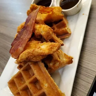 food, waffles