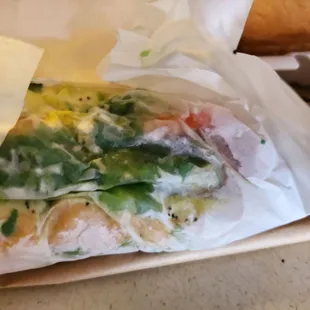 Soggy, cold hotdog not even close to the two that were ordered,  that's 9 bucks gone, ended up throwing them away as it took 2 hours to get