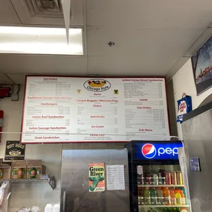 Chicagoland Menu Board