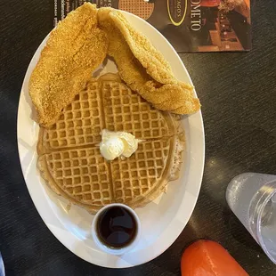 Yep..catfish and waffles!!! Have you ever had it?