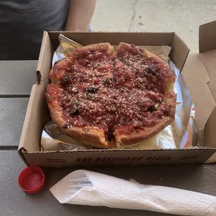 Deep Dish Supreme Pizza Deep Dish Supreme Pizza