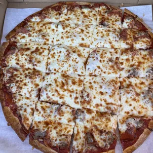 16" Thin Build Your Own - Extra Large Pizza