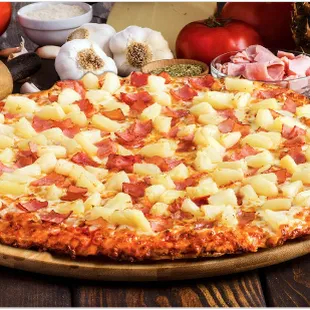 pizza, food
