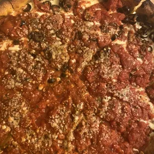 Chicago Special Deep Dish Pizza! Delicious