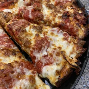 Sausage, pepperoni and ham