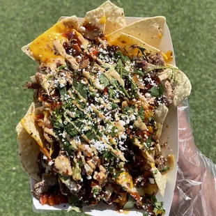 Loaded Brisket Nachos