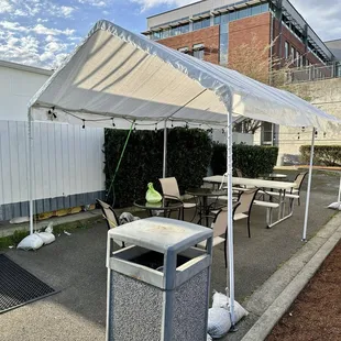 Outside covered seating available 4/2/24