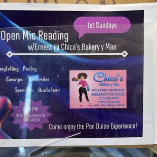 1st Sunday Open Mics