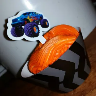 Vroom vroom monster truck cupcakes are delicious