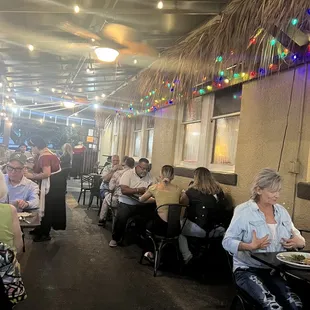 Inside, our lovely waitress Jessica in the background